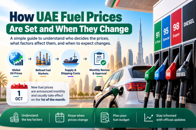 How UAE fuel prices are set and updated monthly